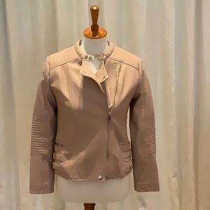 Zara kids faux leather moto jacket